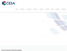 Tablet Screenshot of grupocesa.com